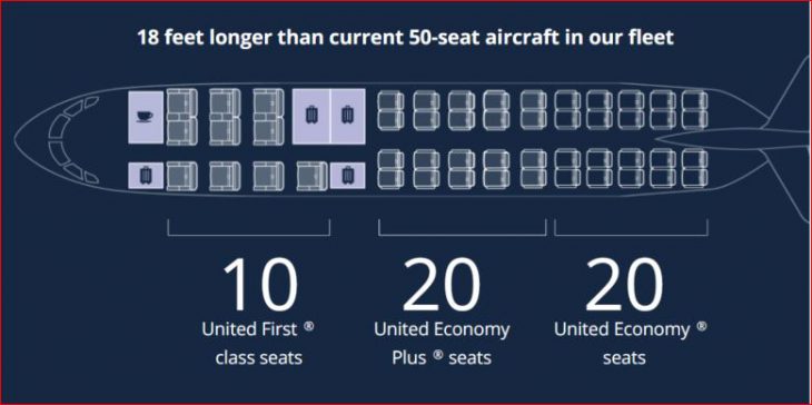 crj550 seat map United